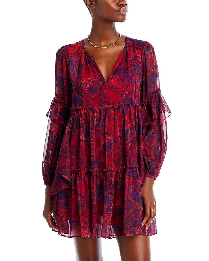Mckenna Smock Body Ruffle Dress Mckenna Smock Body Ruffle Dress