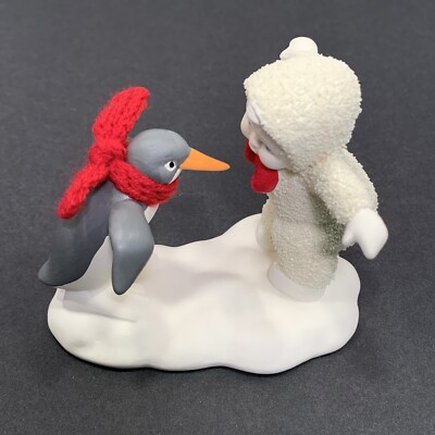 Department 56 Snowbabies Talk Of The Town 2017 #4059693 Rare Figurine Free Ship