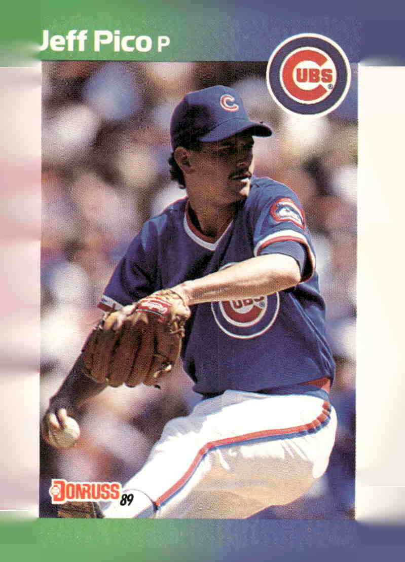 1989 Donruss #513a Jeff Pico