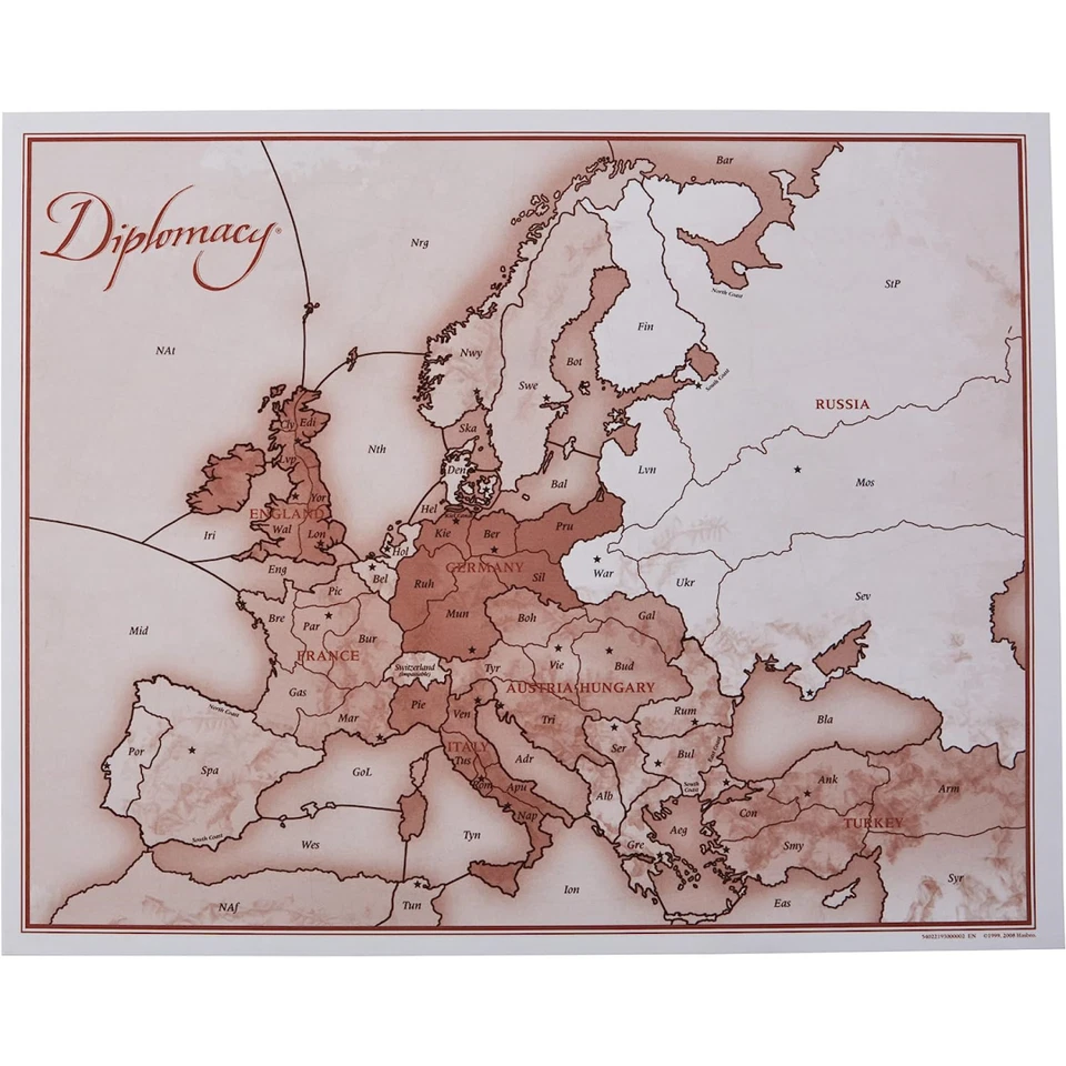 Diplomacy Cooperative Strategy Board Game 12+ and Family - Image 4 of 4