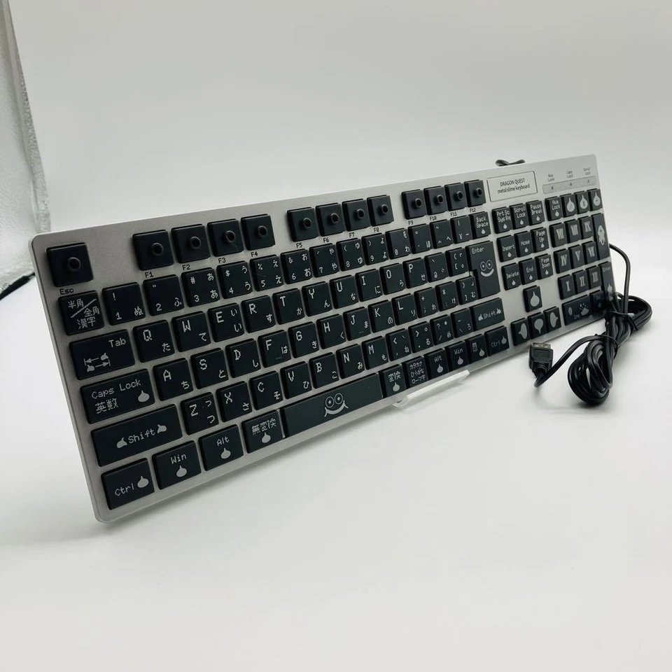 "Nintendo Dragon Quest X Metal Slime Keyboard Silver HWI-52 Wii U/PC HORI" - Image 3 of 4