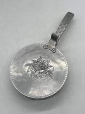 Vintage Everlast Hand Forged Aluminum Silent Butler Crumb Catcher Fruit Design