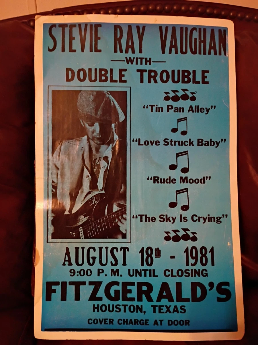 Original Stevie Ray Vaughan Memorabilia for sale | eBay