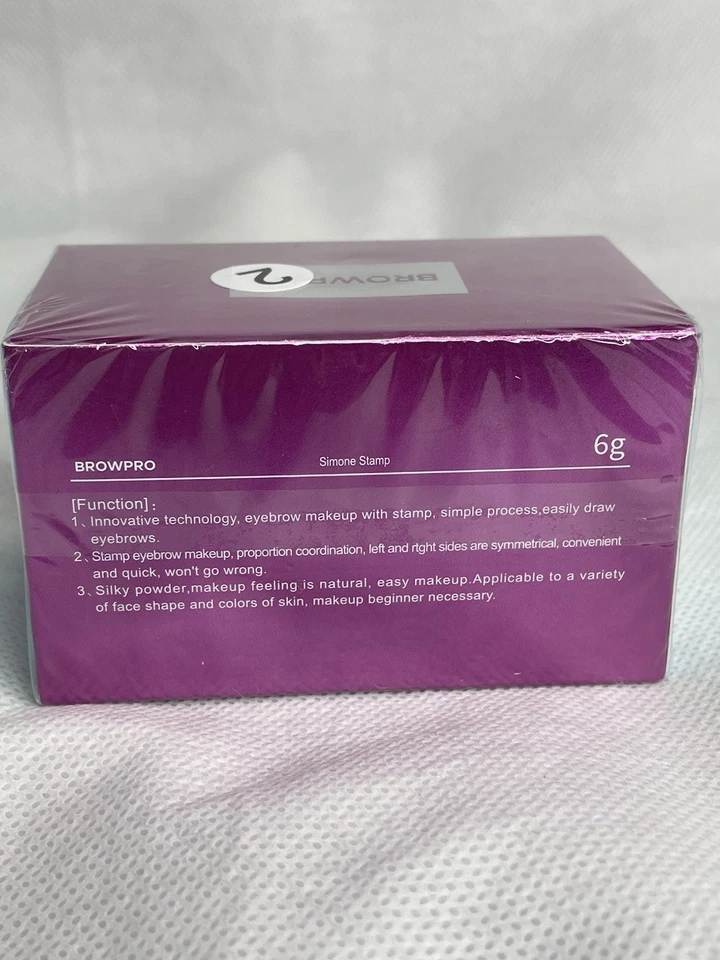 Browpro Eyebrow Simone Stamp Natural Looking Light Brown Unibrow Expiration 2027 - Image 4 of 4