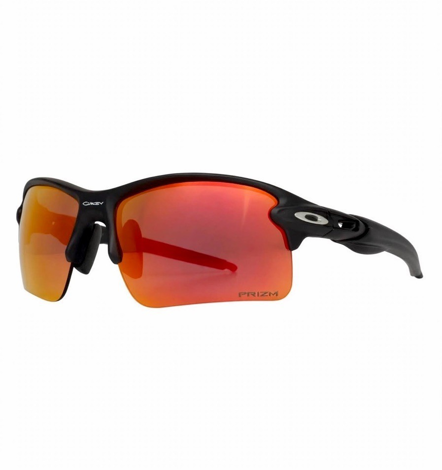 Oakley Flak 2.0 XL 009188 Prizm Ruby Sunglasses Black Frame/Red Lenses + Box