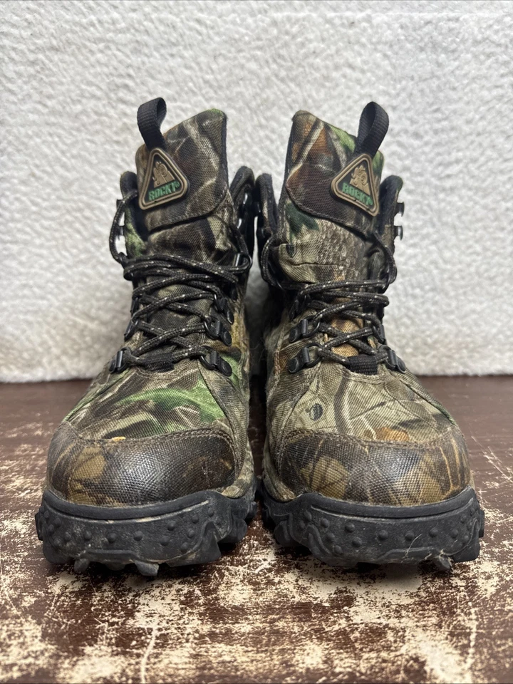 Rocky Outdoor Hunting Hiking Boots 1708 Bruin Camo Waterproof Gore Tex Mens 9 W - Image 3 of 4
