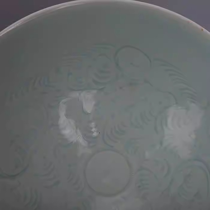 Nice Chinese Handmade Painting Hutian Kiln Porcelain Boy Hat Bowl