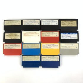 Nintnedo Famicom Game Lot of 14 Rockman etc. Cartridge Only Tested 0688 UT