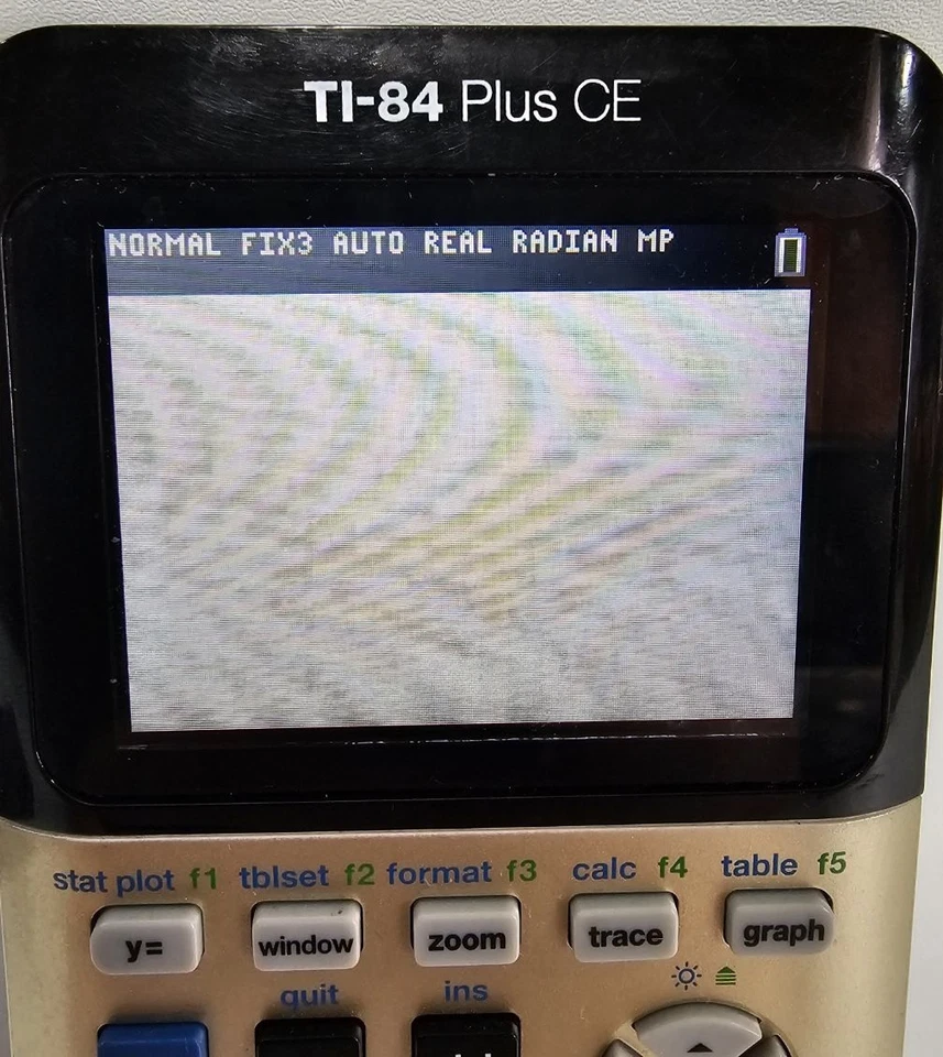 Texas Instruments TI-84 Plus CE Graphing Calculator Gold w/ Cover & USB - TESTED - Image 2 of 4