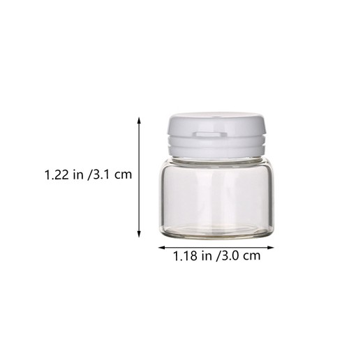 15 Pcs Sahnetopf Aus Glas Reisen Creme-Boxen Kosmetik-Unterverpackungsflaschen - Bild 9 von 12