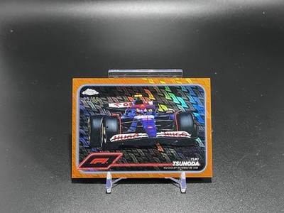 Topps Chrome Formula 1 2024 Logofractor - Yuki Tsunoda Orange 23/25