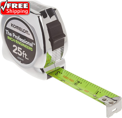 425IEHV High-Visibility Professional Tape Measure Bother Inch and Engineer Scale