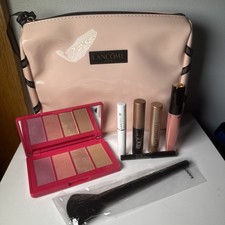 Lancome 8 Pcs. Travel Size Gift Set With Makeup Bag