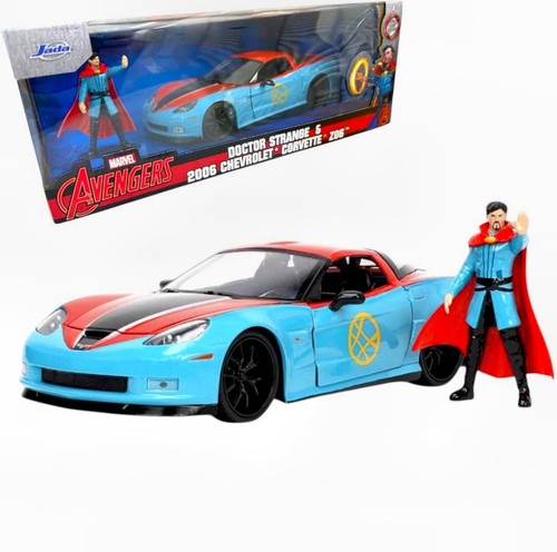 Marvel Avengers Doctor Strange 2006 Chevrolet Corvette Z06 Die-Cast Car & Figure - Picture 10 of 16