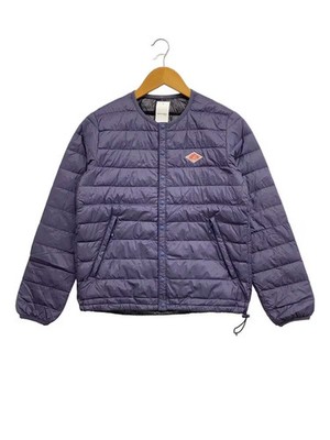 DANTON 19AW Crew Neck Inner Down Jacket, Size 34, Nylon, Navy, JD-8748