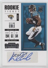 2017 Contenders Rookie Ticket/Rookie Ticket Variation Keelan Cole #293 Auto 3c4