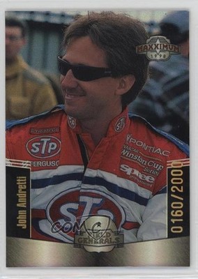 1998 Upper Deck Maxximum Field Generals One Star 160/2000 John Andretti #*15 0q3