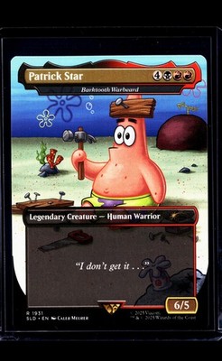 2025 MTG Magic the Gathering SLD Secret Lair Drop Sponge Bob #1931 Patrick Star