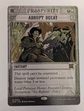 Abrupt Decay Outlaws of Thunder Junction: Breaking News - MTG RARE