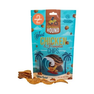 Chicken & Pumpkin Chips   Single Ingredient Dog Treats, All Natural & Healthy...