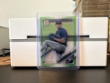 Nate Pearson 2021 Topps Clearly Authentic Green Parallel Rookie RC /99 #CAA-NP