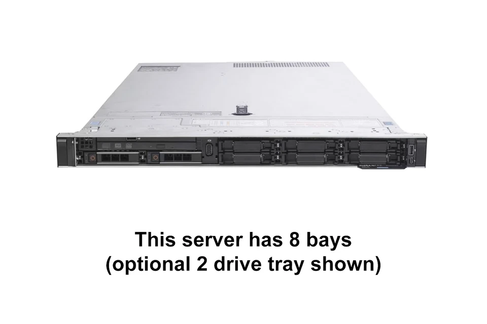 Dell PowerEdge R640 Server 2x Gold 6134 - 3.2GHz H730P 32GB RAM 2x NEW 1TB SSD - Image 3 of 4