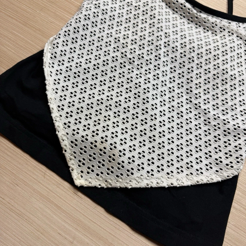 Vintage Y2K Mossimo White Lace Coquette Cami Whimsical Preppy Size Small Women's - Image 2 of 4