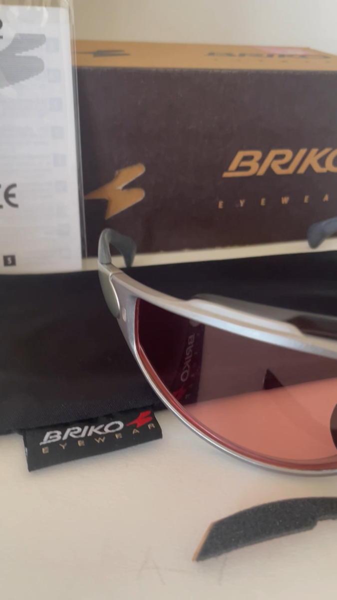 Vintage BRIKO ZEN Titanium Pearl Grey Made in Italy 90s Pre-owned