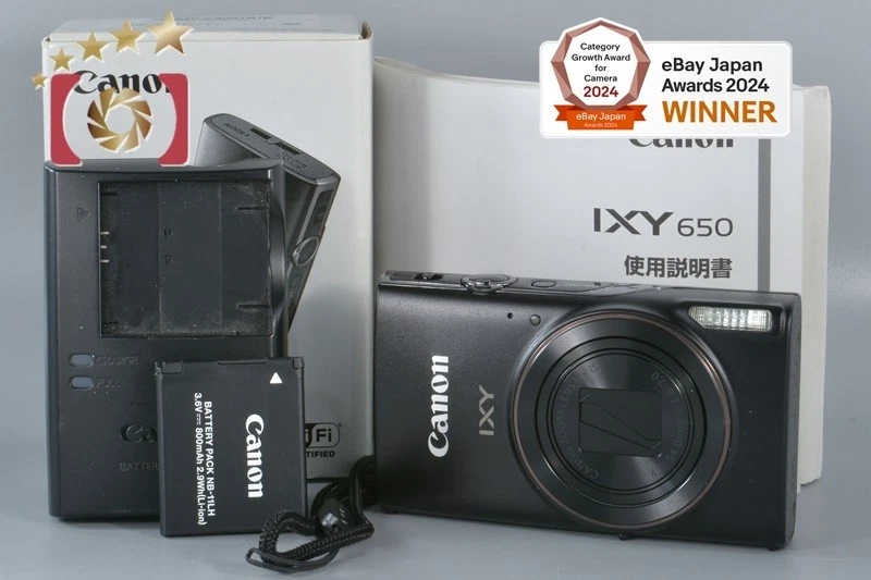 Canon IXY 650 schwarz 20,2 MP Digitalkamera [fast neuwertig]