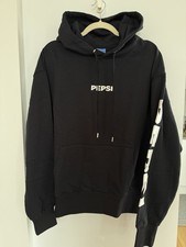 Pepsi Official Merch Hoodie Black Logo Oversized Unisex Size M BNWT