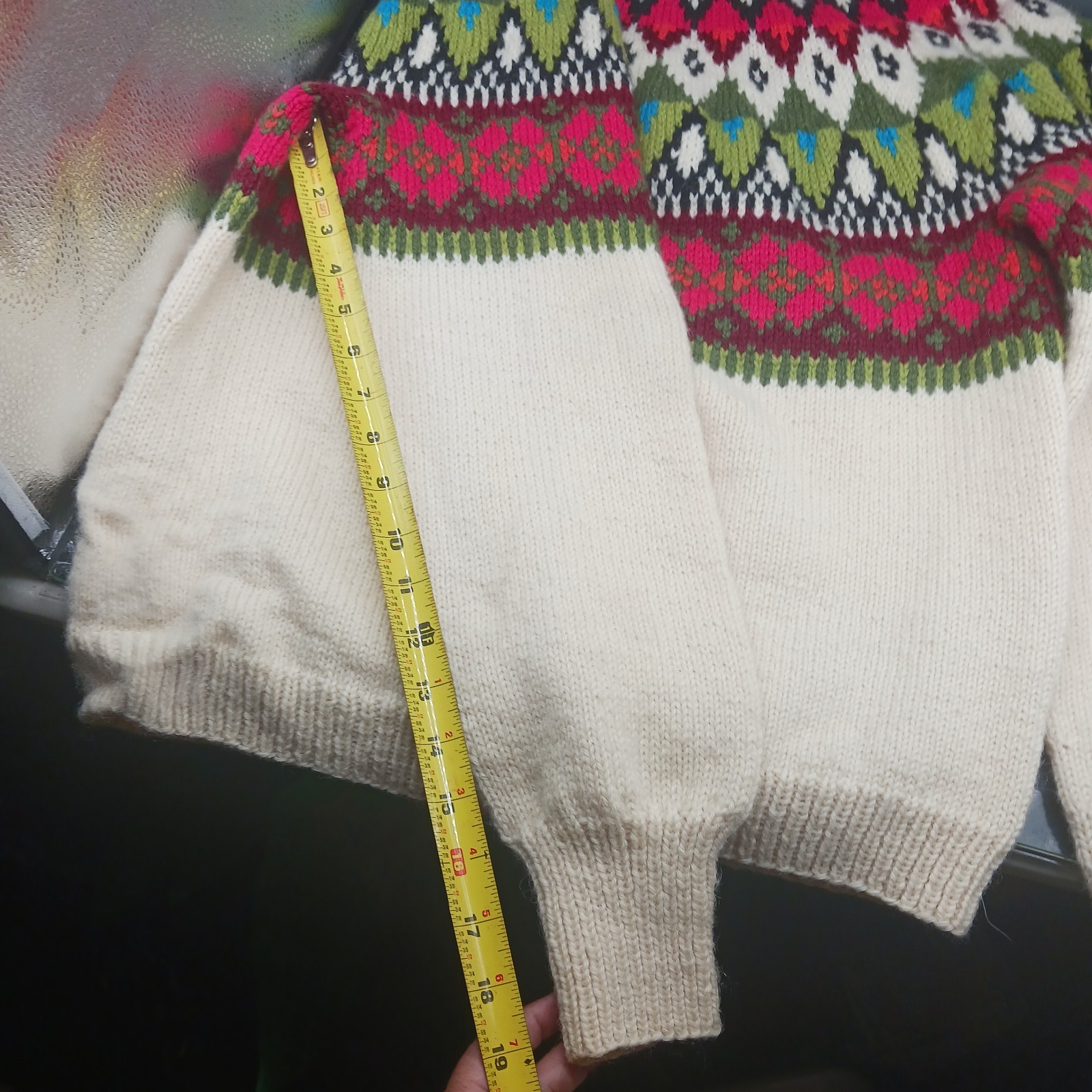 WILLIAM SCHMIDT MultiColor Patterned Sweater Sz L… - image 7