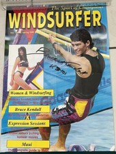 Poster - Autogrammfoto von  Bruce Kendall  NSL Olympiasieger im Windsurfen
