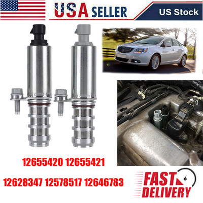 New 2X VVT Variable Valve Timing Solenoid For Buick GM Chevy 12655420 12655421