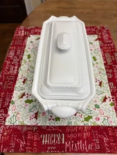 Bernardaud Louvre rectangular baker and lid