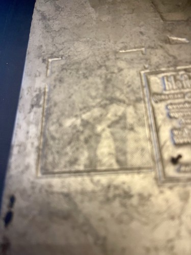 VTG Letterpress Printing Block Chesterfield Cigarettes Ray Milland 13” Large - Picture 7 of 10