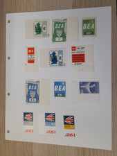 GB Lovely group of BEA Air Letter Service Pre Decimal stamps x 12 values MM