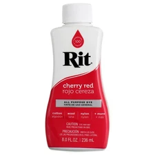 2 Pack Rit All Purpose Dye, Cherry Red, 8 fl oz