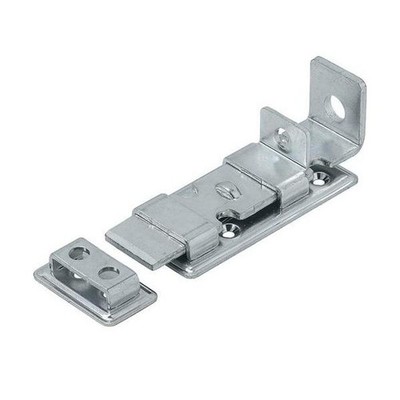 Vormann Sicherheitsriegel L.48mm B.120mm STA blau verz. Schlaufen 000100120Z