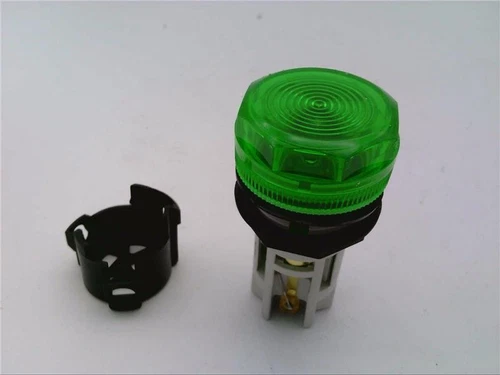E22HV33X44 CH INDICATING LIGHT GREEN LENS PILOT LIGHT GREEN 120V NEW
