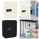 Password Key Lock Box Wall Mounted 3-Digit Combination Key Safe Cabinet FatLa