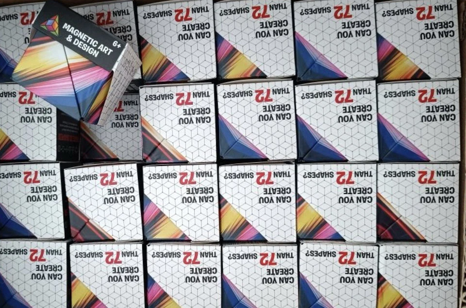 Magic Cube - 3D Magnetic Puzzle Cube - Fidget Toy - Rare Earth Magnets - Image 3 of 4