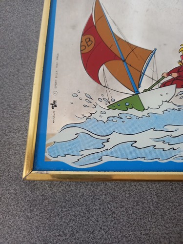 RARE VINTAGE PETIT MIROIR SPORT BILLY 1982 (23,5 CM X 17,5 CM) - Picture 5 of 8