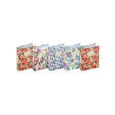Raccoglitore Nature Flowers - A5 - 18,5 x 22 cm - 4 anelli - dorso 3 cm - Pigna