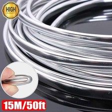50ft Silver Original Chrome Car Door Edge Guard Molding Trim Protector U Shape 50ft Silver Original Chrome Car Door Edge Guard Molding Trim Protector U Shape