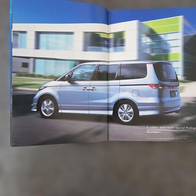 Honda Elysion Catalog 2007 G AERO HDD NAVI Special Package Manual