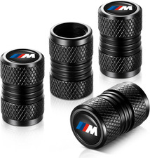 Tire Valve Stem Caps 4pcs Compatible Bmw M Series Universal Car Air Covers Black