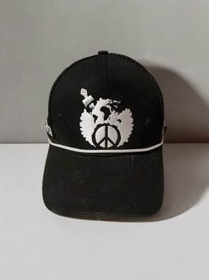 B Positive  Be The Difference  Black Mesh Trucker Hat Peace Logo