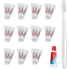 Disposable Dental Kit with Toothbrush Toothpaste - Travel Essentials