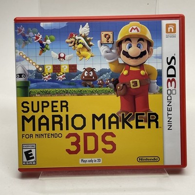 Super Mario Maker for 3DS (Nintendo Selects Edition Nintendo 3DS, 2016) Tested