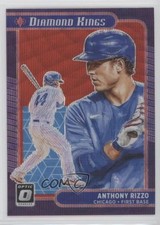 2021 Panini Donruss Optic Diamond Kings Red Wave Prizm Anthony Rizzo #21 0f9i